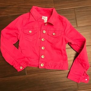 Justice Denim Jacket worn once